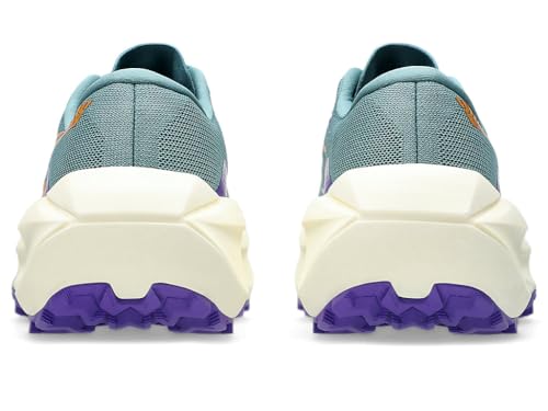 Asics Trabuco Max 5 Women's Running Shoes, Foggy Teal Radiant Amethyst, 8 US