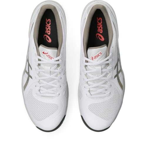 ASICS Men's Solution Swift FF 2 Tennis Shoes, 10.5, White/Vintage Khaki