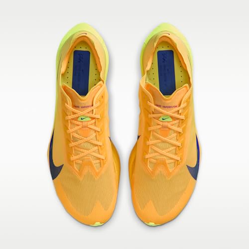 Nike Vaporfly 4 Men's Road Racing Shoes (Citron Pulse/Laser Orange/Volt Ice/Indigo Burst) Size 10.5