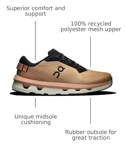 On Cloudzone - Women's Casual Running Shoes (Rosebrown/Black) Size 7.5