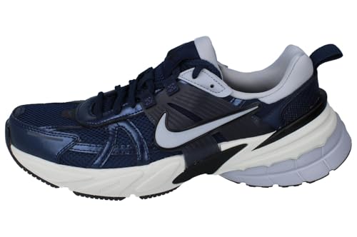 Nike V2K Run Shoes (HJ4497-400, Obsidian/Thunder Blue/Wolf Grey) Size 10
