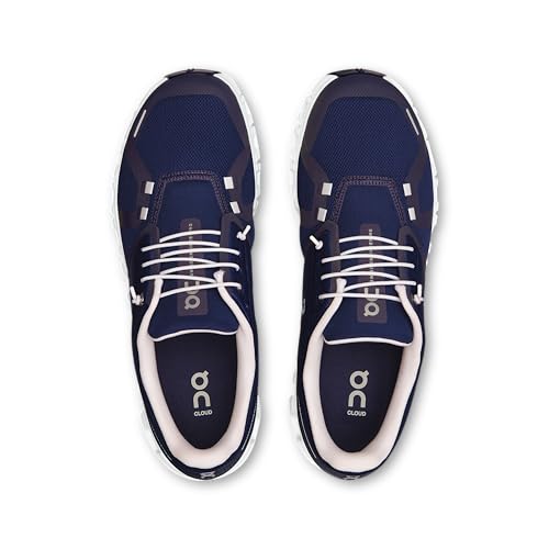 On Men's Cloud 6 Sneakers, Midnight/White, 10 Medium US