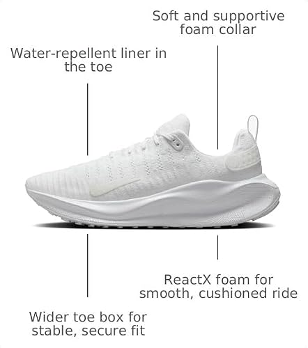 Nike InfinityRN 4 Men's Road Running Shoes (Extra Wide) (FN0881-100, Photon Dust/White/Saturn Gold/Deep Royal Blue) Size 11.5