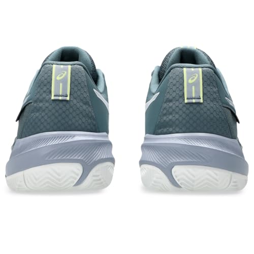 ASICS Men's Gel-Challenger 15 Clay Tennis Shoes, 14, IRONCLAD/Grey Blue