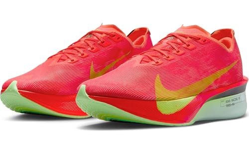 Men's Vaporfly 4 (600 - Bright Crimson/Lime Blast-Mint Foam)