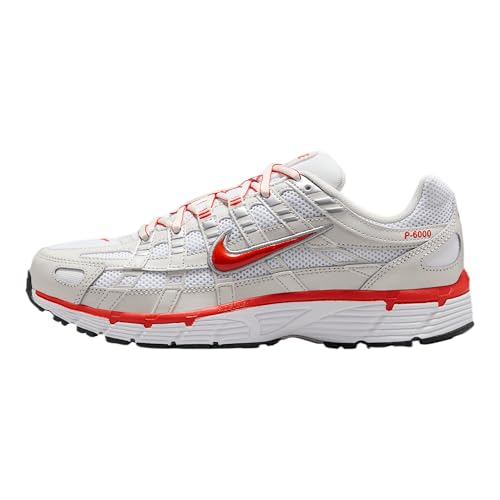 Nike P-6000 Women's Shoes (BV1021-107, White/Platinum Tint/Black/Picante Red) Size 6
