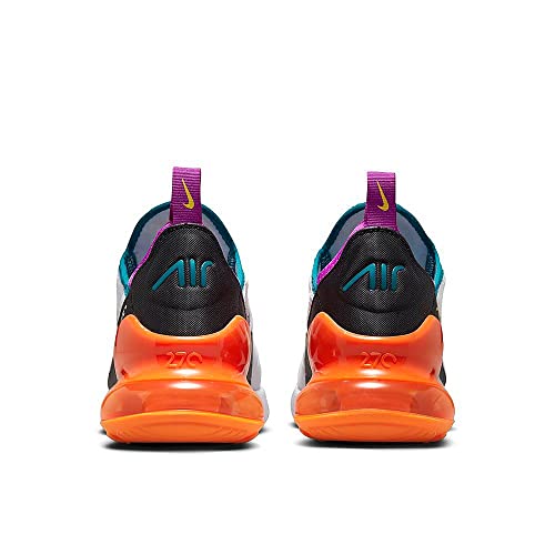 Nike Big Kid's Air Max 270 White/Vivid Purple-Black (FD0299 100) - 6