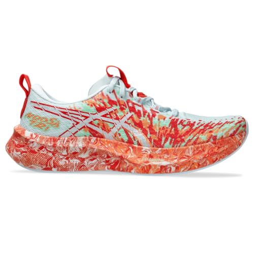 ASICS Men's Noosa TRI 16 Running Shoes, 10.5, Sky/Cherry Tomato