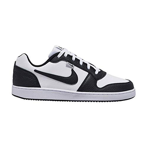 Nike EBERNON Low Prem Basketball Shoes, Men, White (White/Black/Wolf Grey 102), 42 EU (7.5 UK)