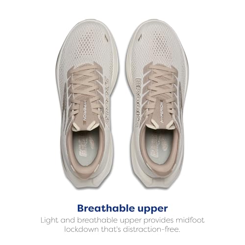 Brooks Women’s Hyperion 3 Neutral Running Shoe - Coconut/Bronze/Mushroom - 8.5 Medium