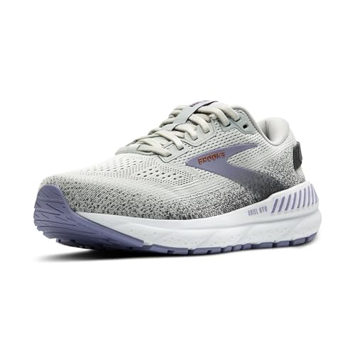 Brooks Women’s Ariel GTS 24 Supportive Running & Walking Shoe - Mercury/Ebony/Sweet Lavender - 10 Medium