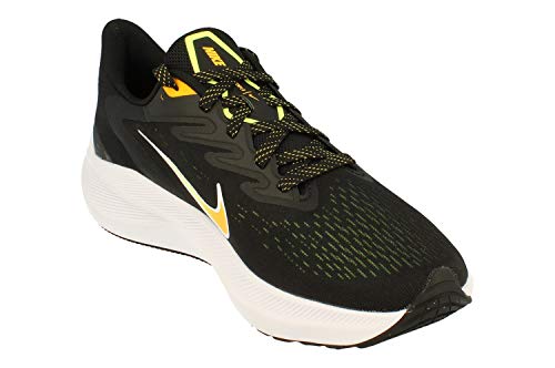 Nike Zoom Winflo 7 Mens Running Trainers CJ0291 Sneakers Shoes (UK 7 US 8 EU 41, Black University Gold 007)