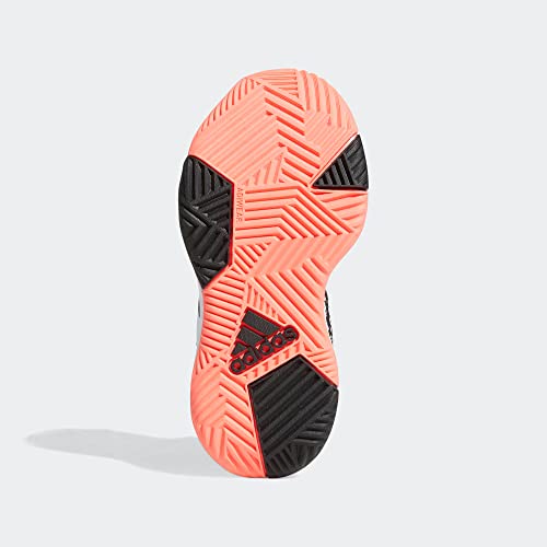 Adidas Big Kid Ownthegame 2.0 Shoes Core Black/White/Turbo 6.5