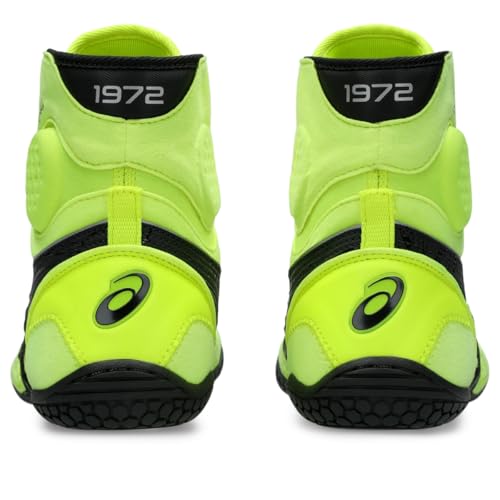 ASICS Men's DAN Gable EVO 3 Wrestling Shoes, 10, Safety Yellow/Graphite Grey