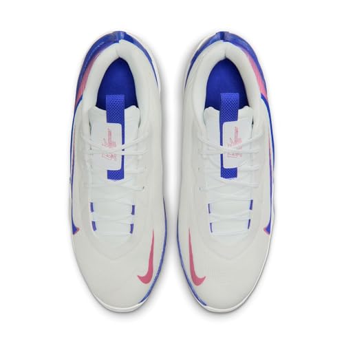 Nike Men's G.T. Jump Academy Basketball Shoes, Summit White/Lapis-Peony, 10