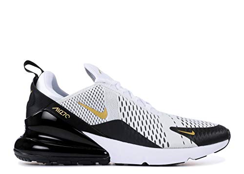 Nike Men's Air Max 270 White/Black/Gold AV7892-100 (Size: 8)