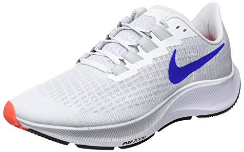 Nike Air Zoom Structure 24, Men's Sneakers, Pure Platinum Racer Blue Wolf Grey BRT Crimson White Black, 11.5 US