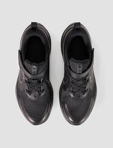 Nike Little Kid's Cosmic Runner Road Running Shoes, Black/Anthracite-Black, 12C