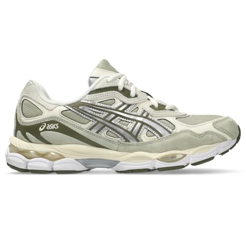 ASICS Unisex Gel-NYC Sportstyle Shoes, 9M / 10.5W, Khaki/Pure Silver