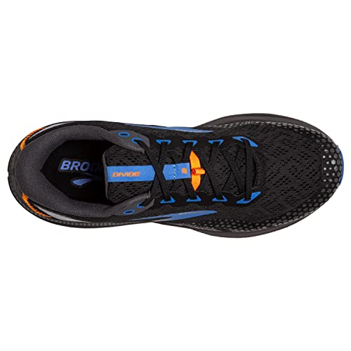 Brooks Men’s Divide 3 Trail Running Shoe - Black/Pearl/Blue - 8.5 Medium