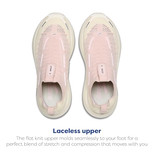 Brooks Women’s Glycerin 22 SE, Laceless Edition Neutral Running Shoe - Orchid Ice/Bluewash/Pine - 12 Medium