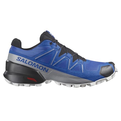Salomon Men’s Speedcross Trail Running Shoes - Lapis Blue/Black/White - 10