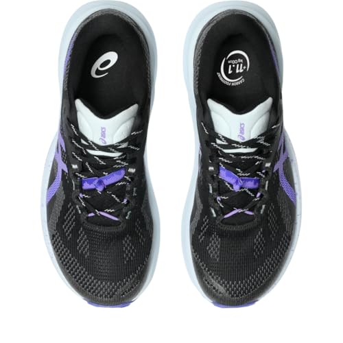 ASICS Women's Trabuco 14 Trail Running Shoes, 8, Black/Amethyst