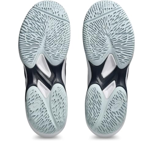 ASICS Women's Game FlyteFoam Tennis Shoes, 9, Midnight/White