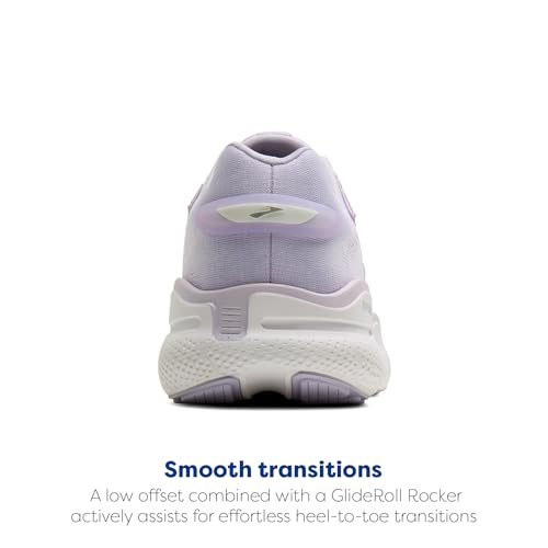 Brooks Women's Defyance Max Neutral Running & Walking Shoe - Lavender/Silver/White - 9 Medium