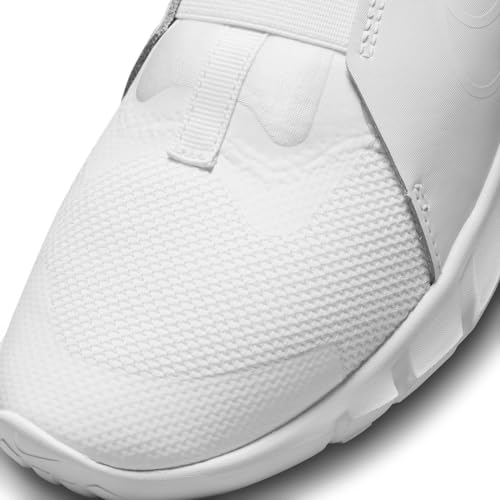Nike Grade School Flex Runner 2 Road Running Shoes (6Y, White/White)