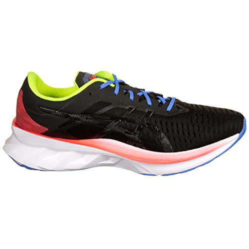 ASICS Novablast Mens Sport Running Shoes Lace Fastening Black/Black 13 US