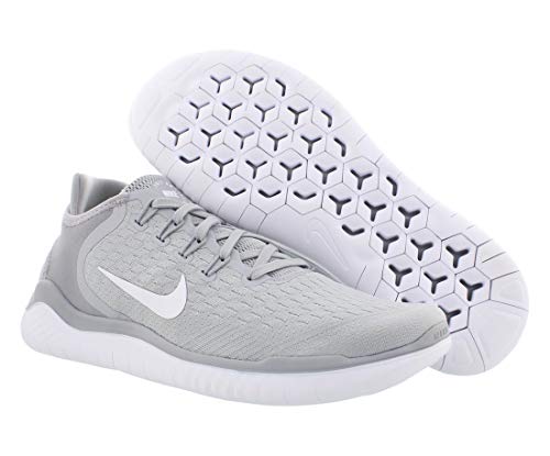 Nike Free RN 2018 Mens Shoes Size 7, Color: Wolf Grey/White/Volt
