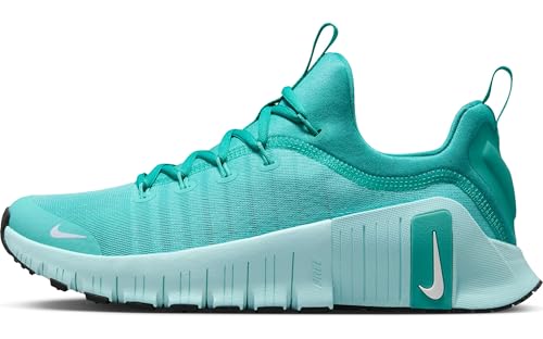 Nike Women's Free Metcon 6 Bleached Turquoise/White/Washed Teal/Teal Tint/Black 5.5 Medium