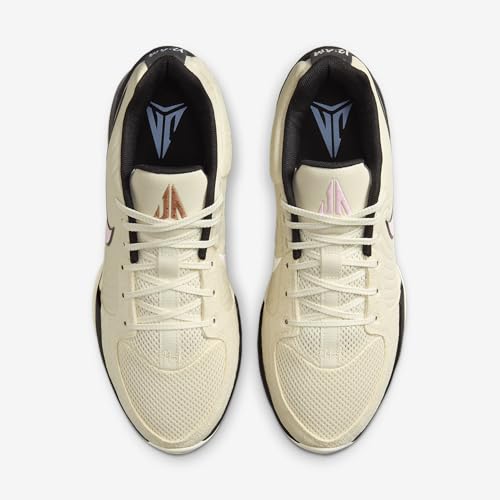 Ja 2 Basketball Shoes (FD7328-100, Coconut Milk/Black/Apricot Agate/Pink Foam) Size 12