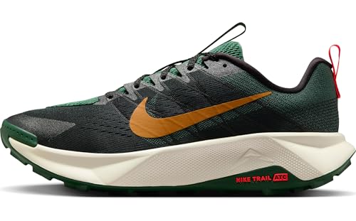 Nike Wildhorse 10 Men's Trail Running Shoes (Black/Fir/Bright Crimson/Desert Ochre) Size