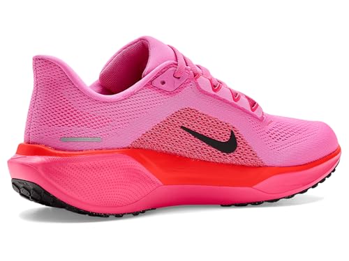 Nike Women's Pegasus 41 Playful Pink/Off Noir/Hyper Pink/Bright Crimson/Metallic Silver 8 Medium