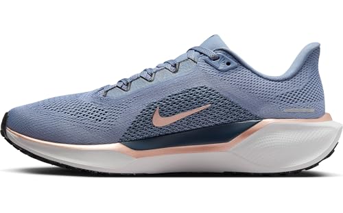 Nike Pegasus 41 Women's Road Running Shoes (FD2723-403, Ashen Slate/Armory Navy/B) Size 8