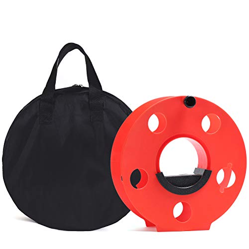 Homeon Wheels 100 ft Extension Cord Storage Reel with Bag