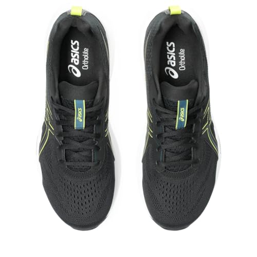 ASICS Men's Gel-Contend 9 Running Shoe, 15, Black/Citron