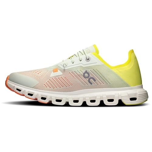 On Womens, Cloud 6 Coast Aloe/Limelight 6.5 Medium