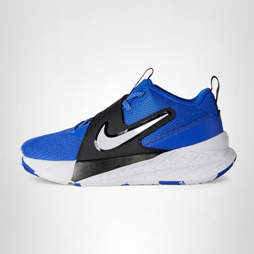 Nike Big Kid's Team Hustle D Basketball Shoes, Game Royal/White-Black, 4Y