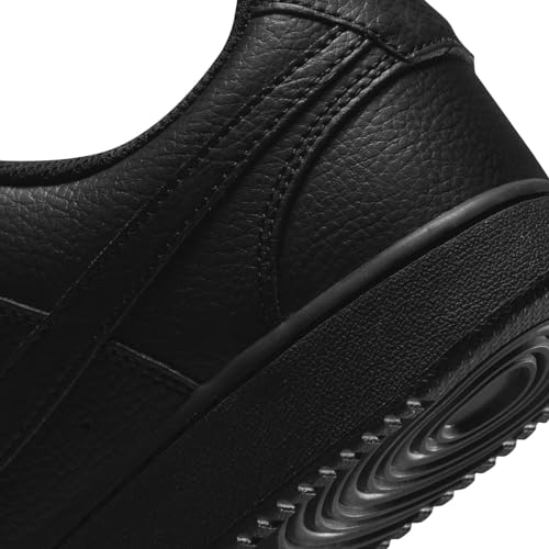 Nike Men's Court Vision Low Next Nature Shoes, Black/Black-Black, 11