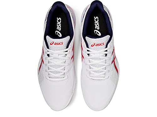 ASICS Men's Gel-Game 8 L.E. Tennis Shoes, 9.5, White/Classic RED