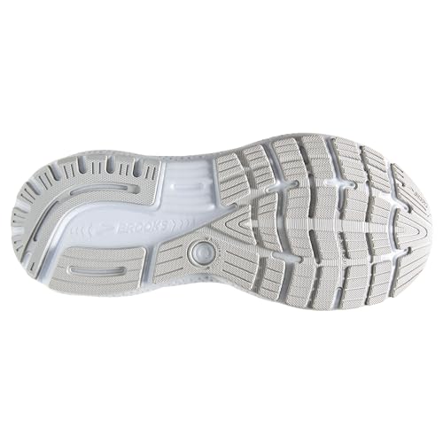 Brooks Women’s Ghost 16 Neutral Running Shoe - White/White/Grey - 10.5 Medium