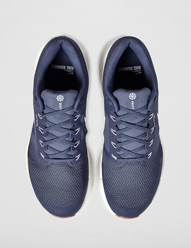 Nike Men's Run Swift 3 Road Running Shoes, Midnight Navy/Sail-Gum Medium Brown, 6