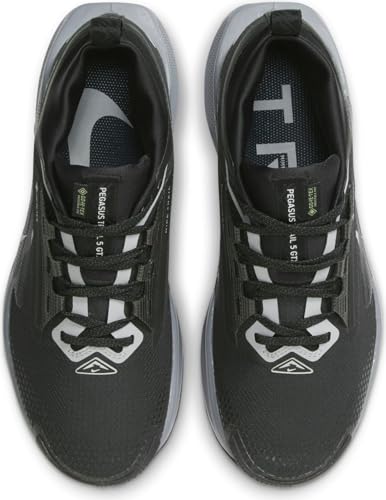 Nike Pegasus Trail 5 Gore-TEX Women's Waterproof Trail Running Shoes (FQ0912-001, Black/Cool Grey/Anthracite/Wolf Grey) Size 6