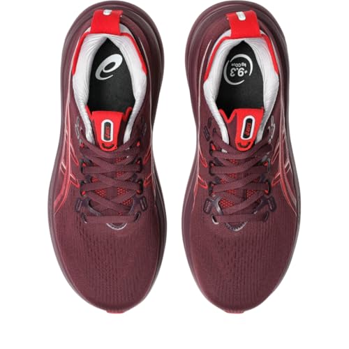 ASICS Women's Gel-Nimbus 28 Running Shoes, 9, BENIIMO Purple/Speed RED