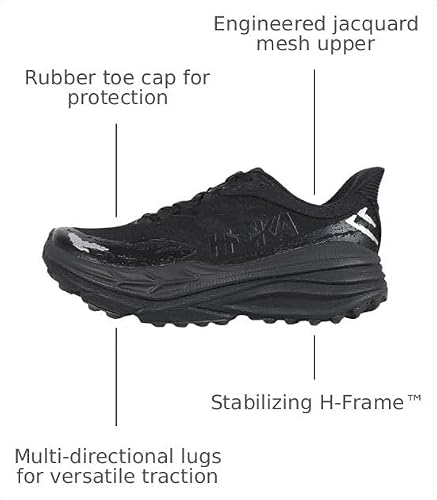 Hoka Men's Stinson 7 Black/Black 10 Medium