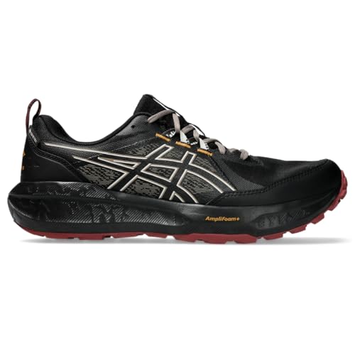 ASICS Men's Gel-Sonoma 8 GTX Running Shoes, 11, Black/Brisket RED