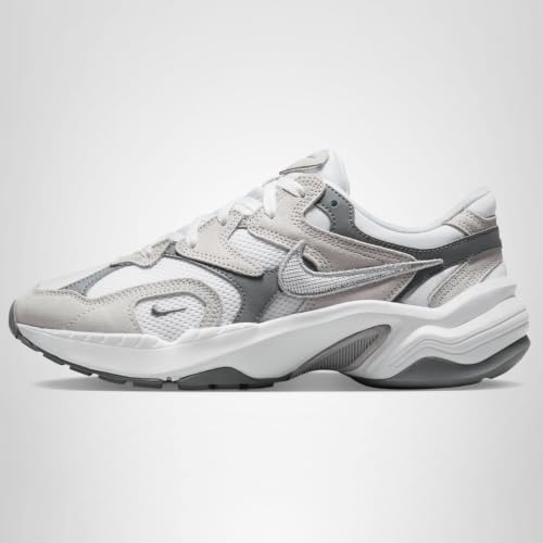Nike Women's AL8 Shoes, White/Metallic Silver-Smoke Grey-Black, 7